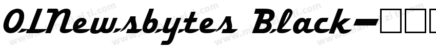 OLNewsbytes Black字体转换